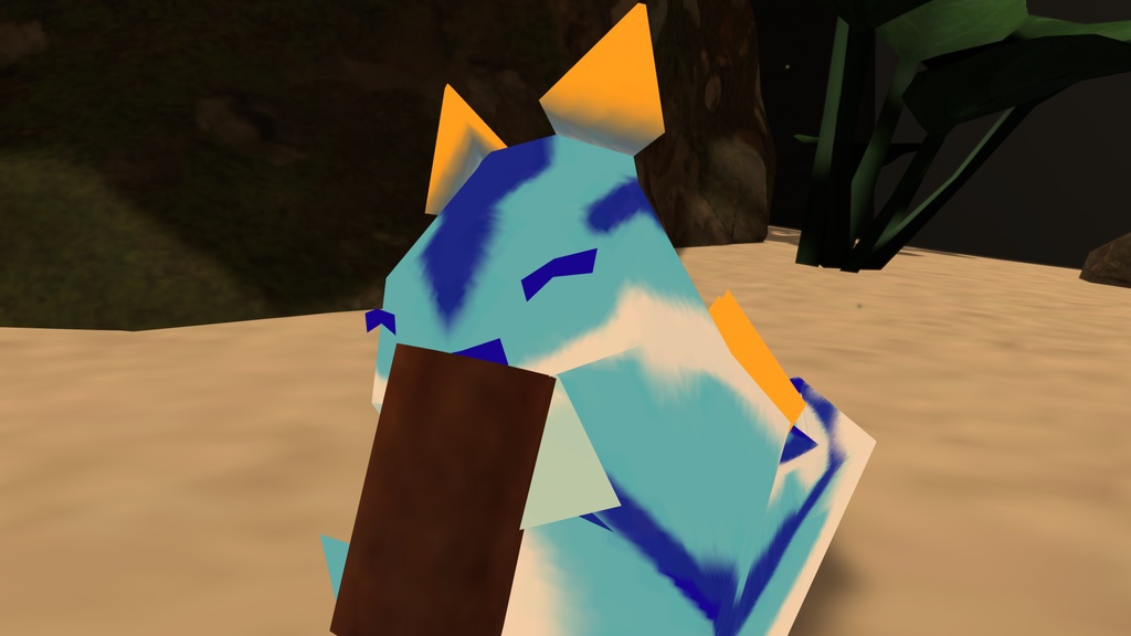 ローポリウミウシアバター みすじさん -Misuji- 256poly Avatar