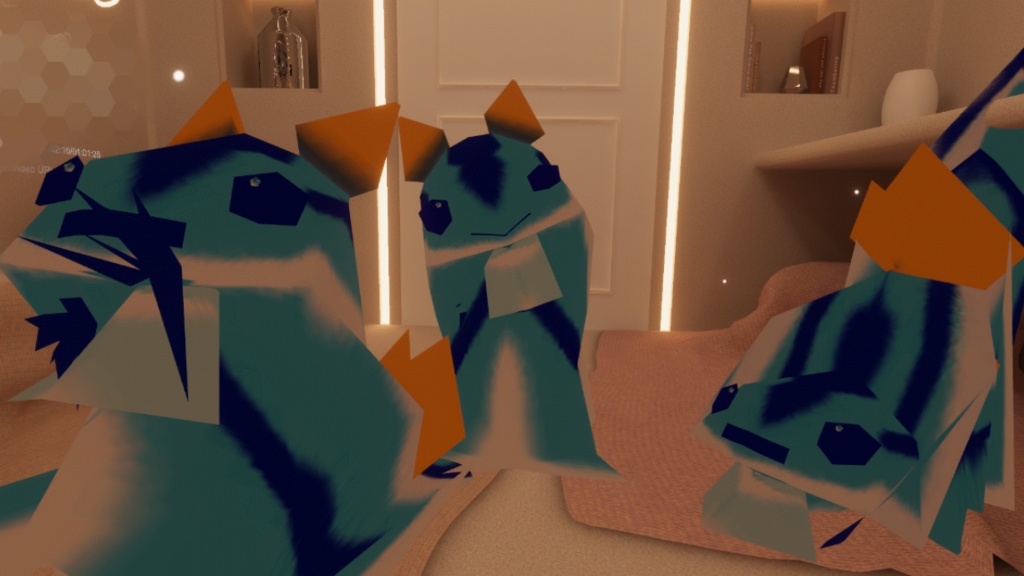 ローポリウミウシアバター みすじさん -Misuji- 256poly Avatar