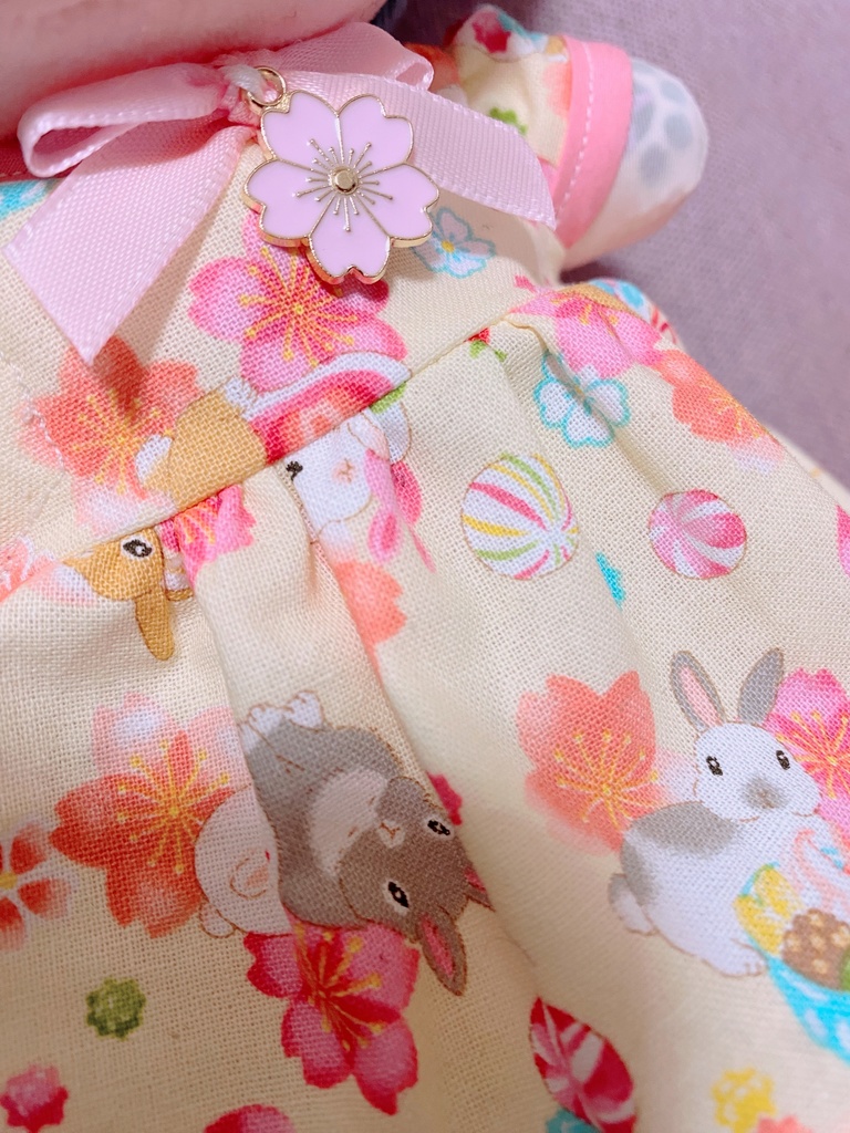 🌸🐰うさぎのお花見ワンピース🐰🌸