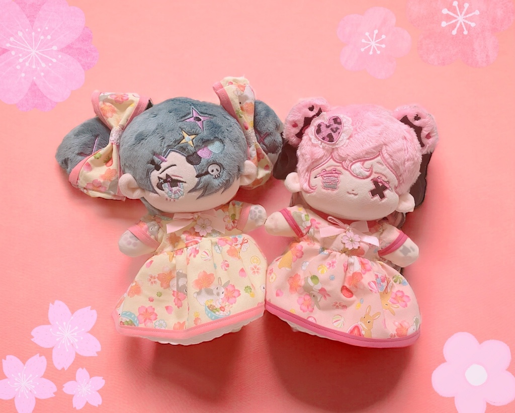 🌸🐰うさぎのお花見ワンピース🐰🌸