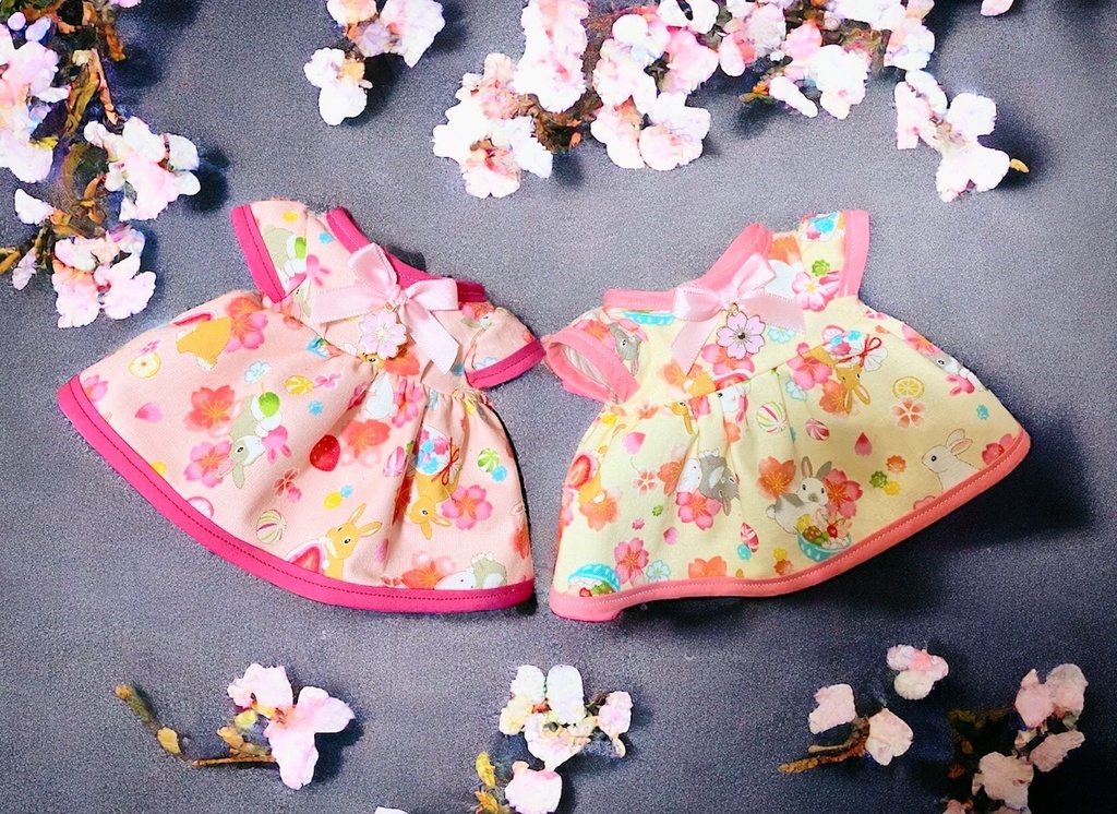 🌸🐰うさぎのお花見ワンピース🐰🌸