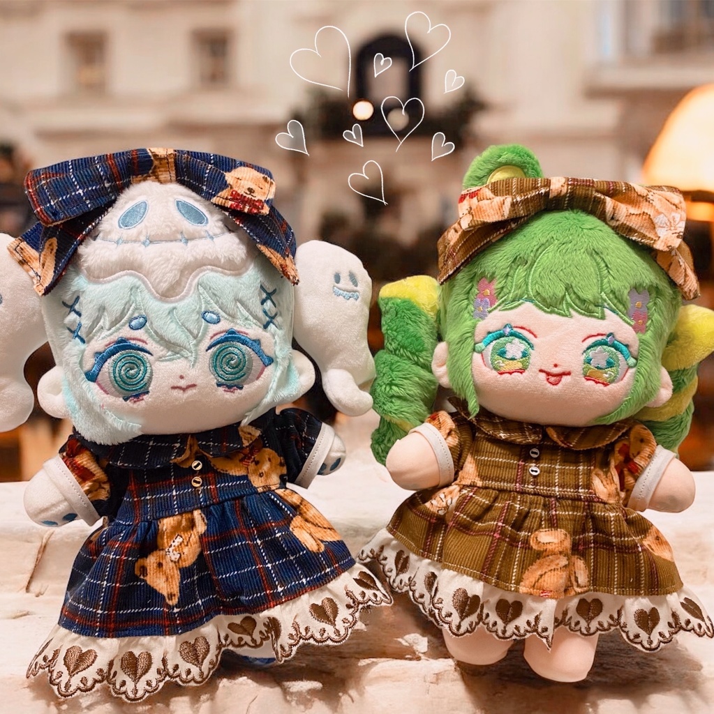 ❄️🧸くまチェックワンピース🧸❄️