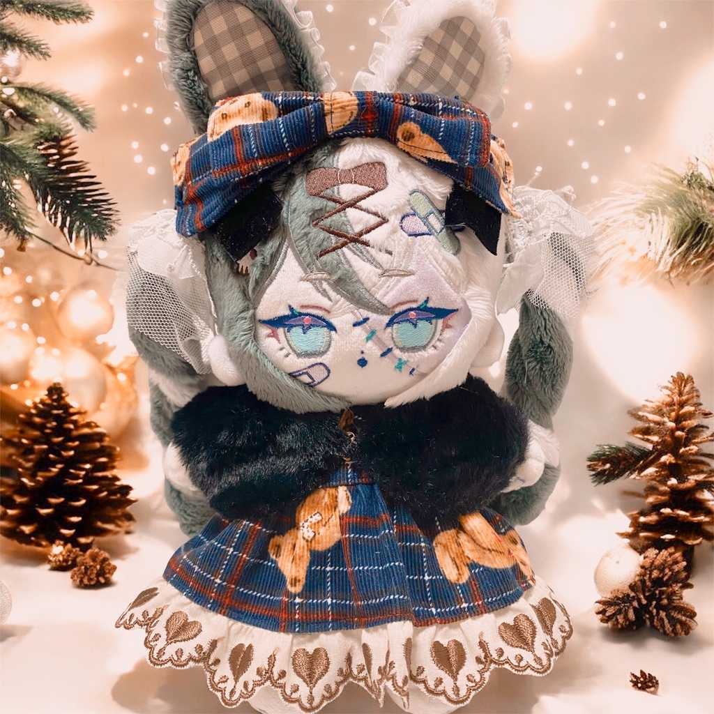 ❄️🧸くまチェックワンピース🧸❄️