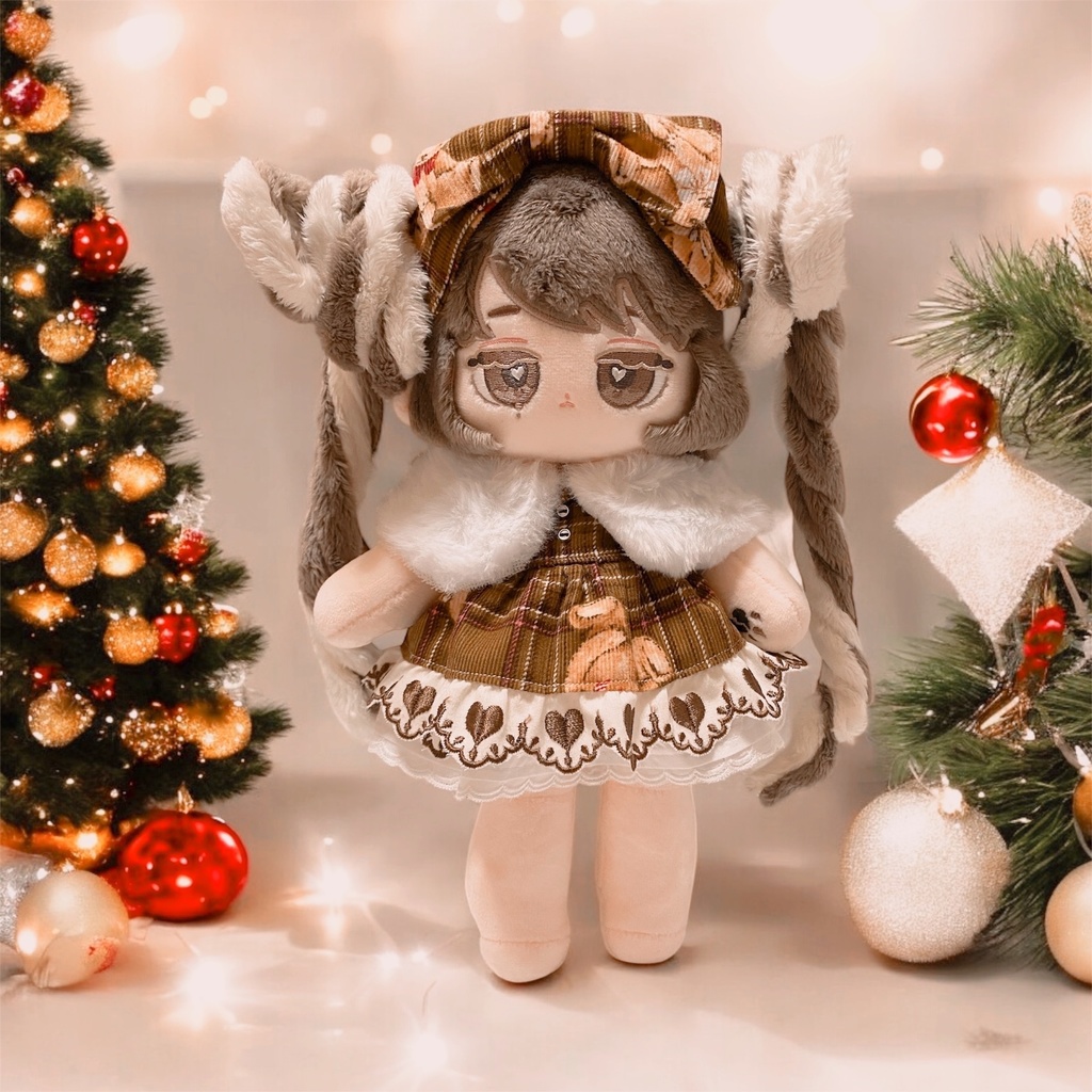 ❄️🧸くまチェックワンピース🧸❄️