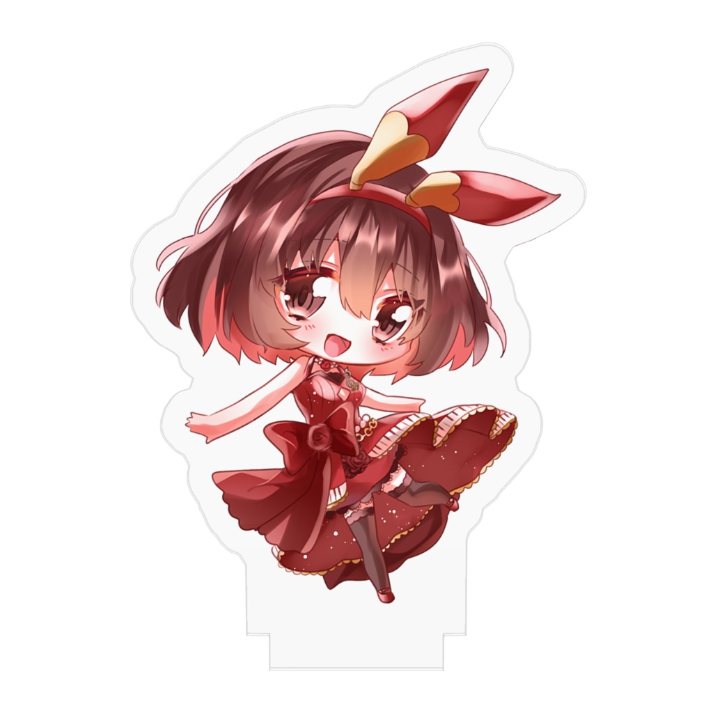 紅茶々丸ドレス衣装SDアクリルフィギュア【 #紅茶々丸 】