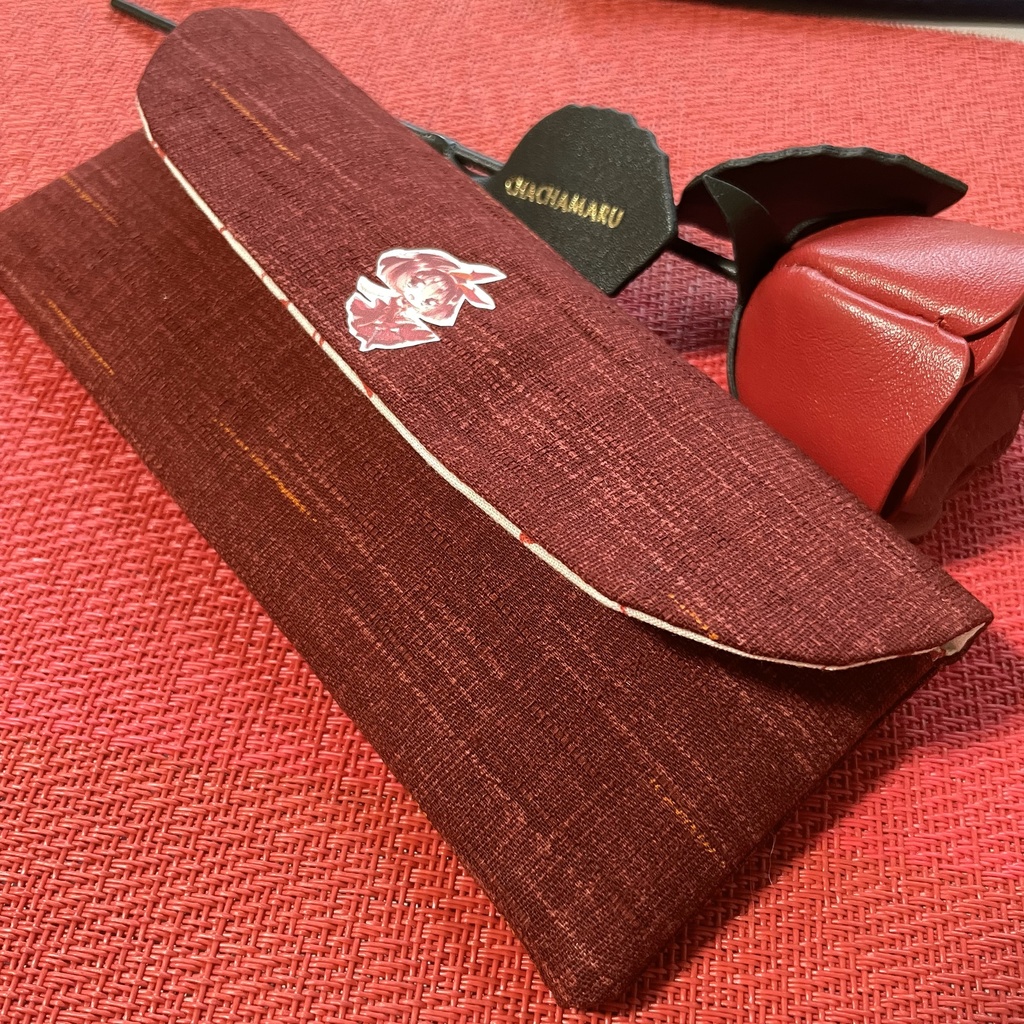 【25.06.17完売】茶々丸お手製メガネケース《各色5点限定》【#紅茶々丸 #茶々丸ハンドメイド】