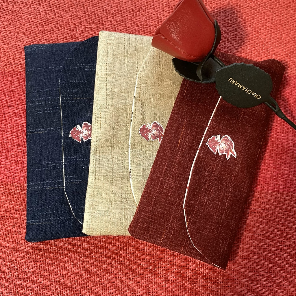 【25.06.17完売】茶々丸お手製メガネケース《各色5点限定》【#紅茶々丸 #茶々丸ハンドメイド】