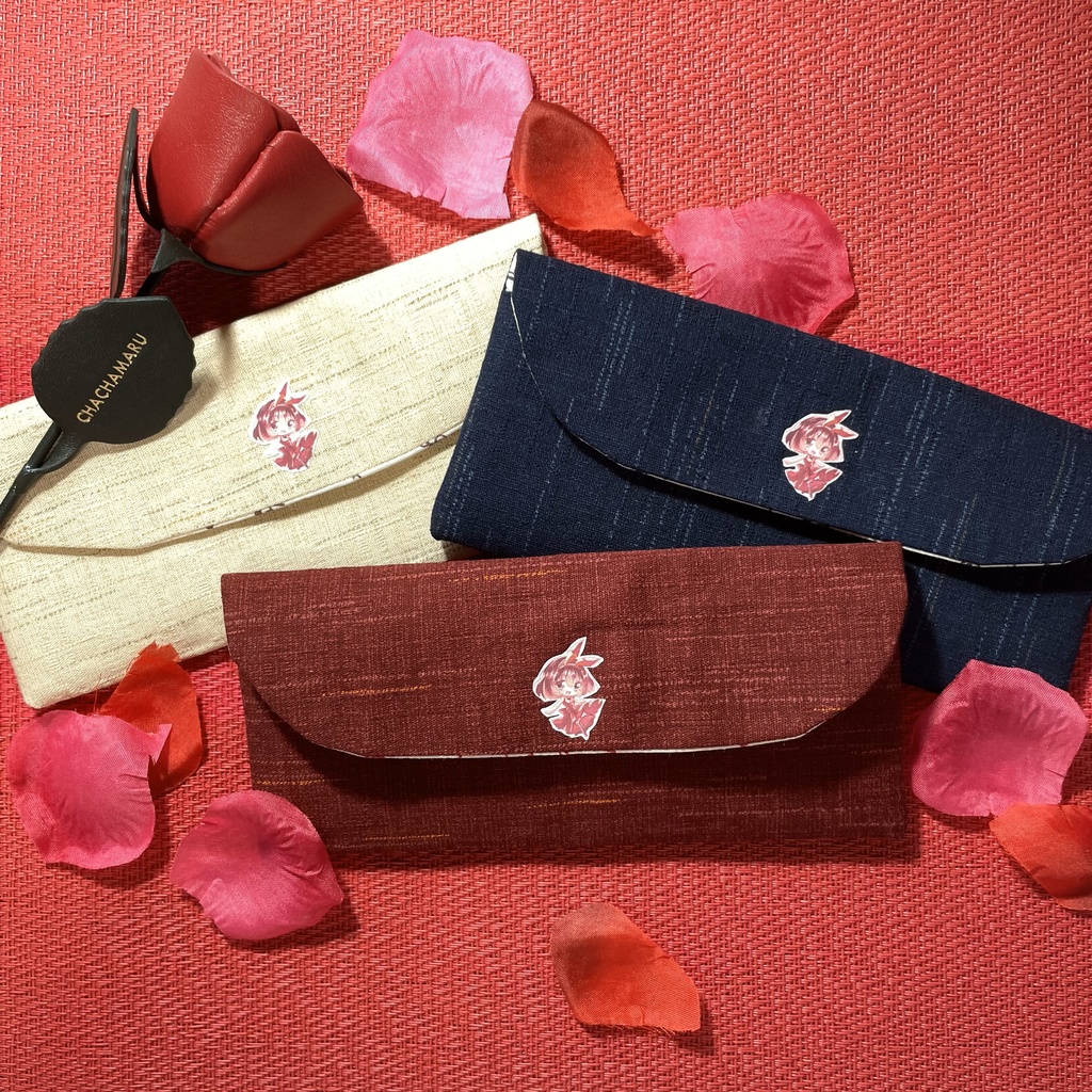 【25.06.17完売】茶々丸お手製メガネケース《各色5点限定》【#紅茶々丸 #茶々丸ハンドメイド】