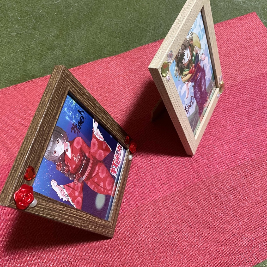 【25.08.16完売】サイン入り浴衣茶々丸&農業茶々丸お手製フォトスタンド【 #紅茶々丸 】