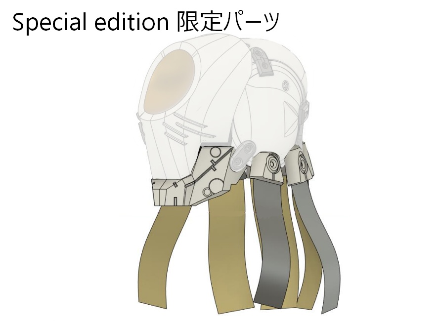 Cyberpunk mask "The Trial Platform" Semi-custom セミオーダー マスク