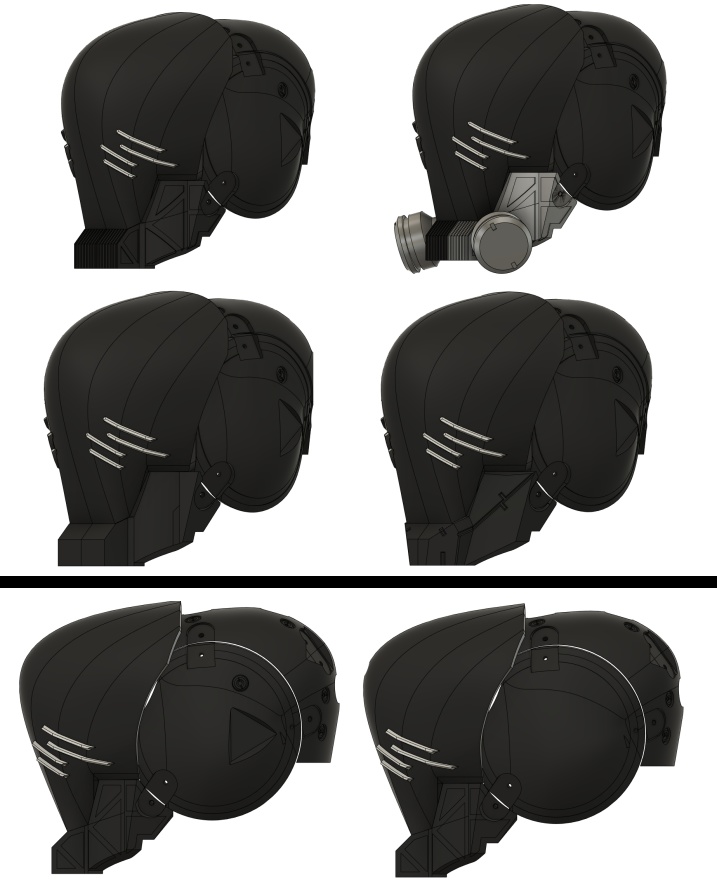 Cyberpunk mask "The Trial Platform" Semi-custom セミオーダー マスク