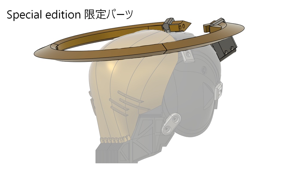 Cyberpunk mask "The Trial Platform" Semi-custom セミオーダー マスク