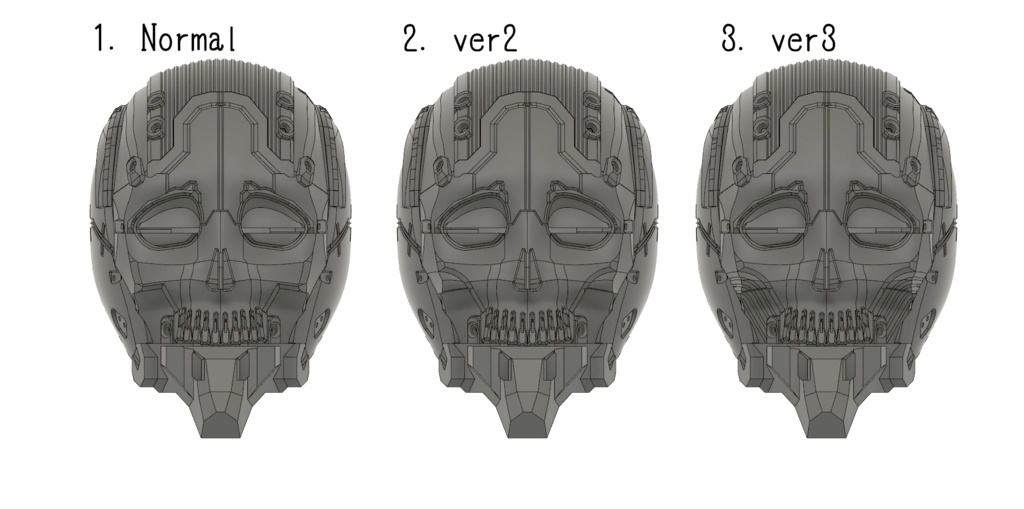 SKINNER Mask パーツ選択式セミオーダー