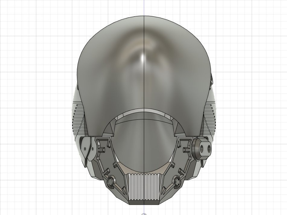 3Dプリント用メカヘッドデータ:TP_Qハイディテールバージョン