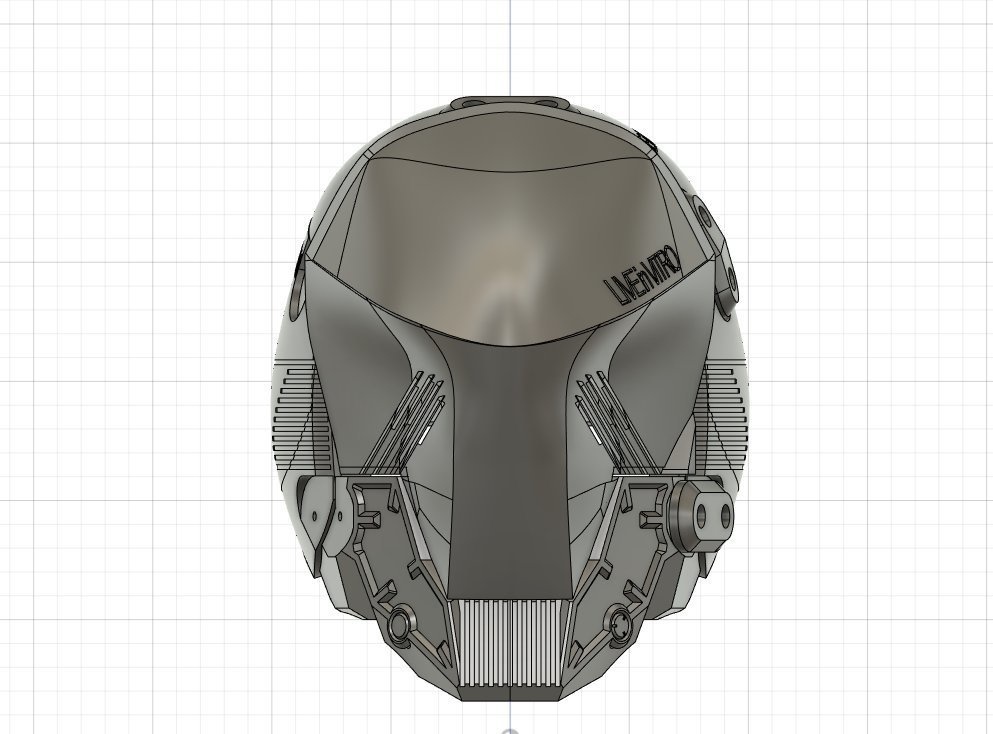3Dプリント用メカヘッドデータ:TP_Qハイディテールバージョン
