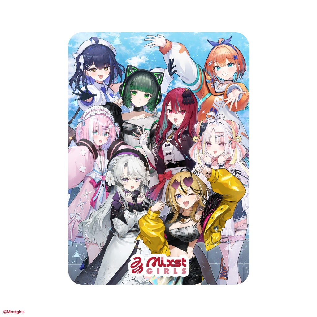 「Mixstgirls」1周年記念 トレカ風カードセット