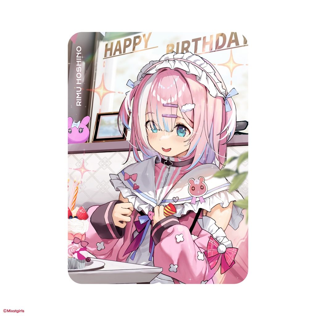 「Mixstgirls」1周年記念 トレカ風カードセット