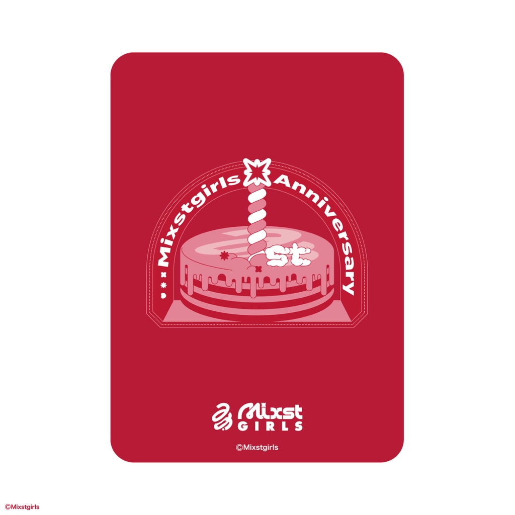 「Mixstgirls」1周年記念 トレカ風カードセット
