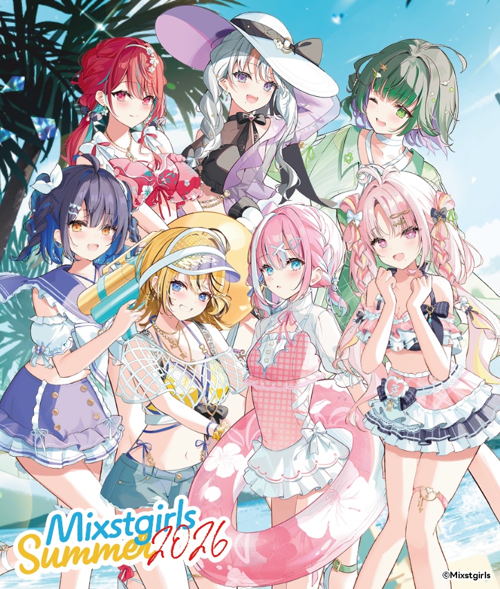 「Mixstgirls」2026サマーグッズ 「アクリルクリア色紙」
