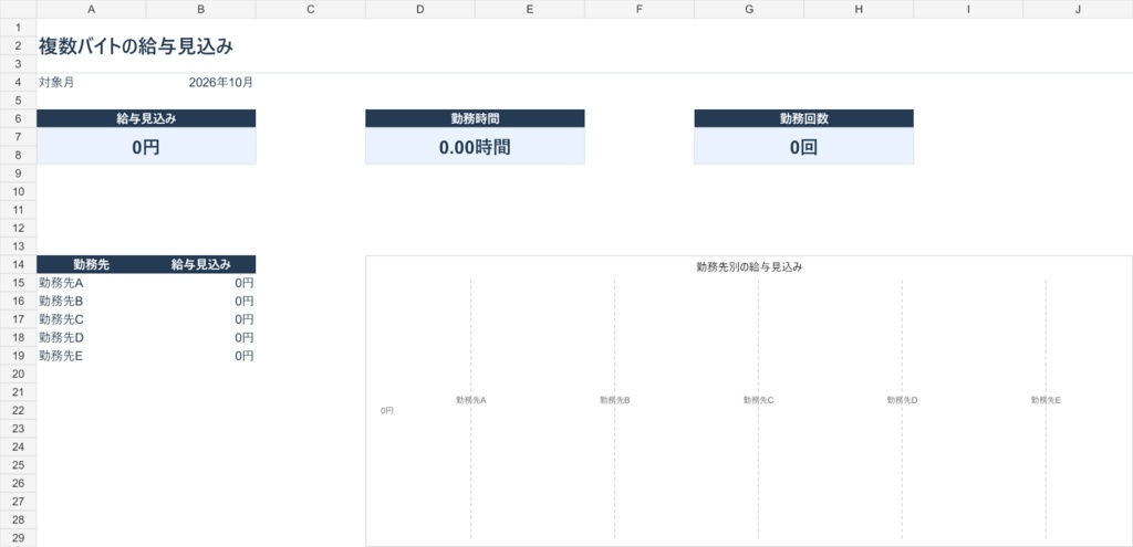 毎日の管理がまとめて整う Excelテンプレート5種セット
