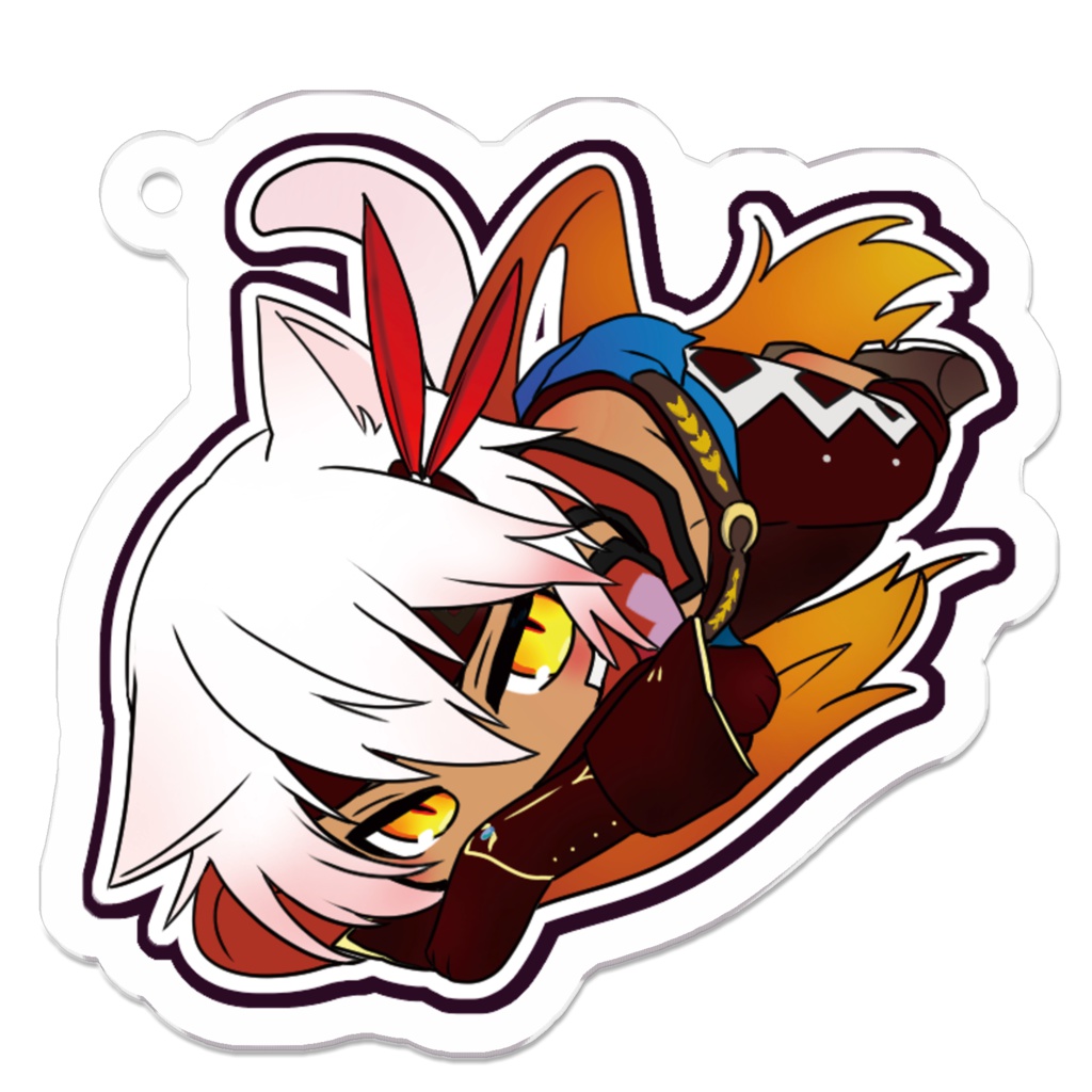 wlw 猫メア アクリルキーホルダー