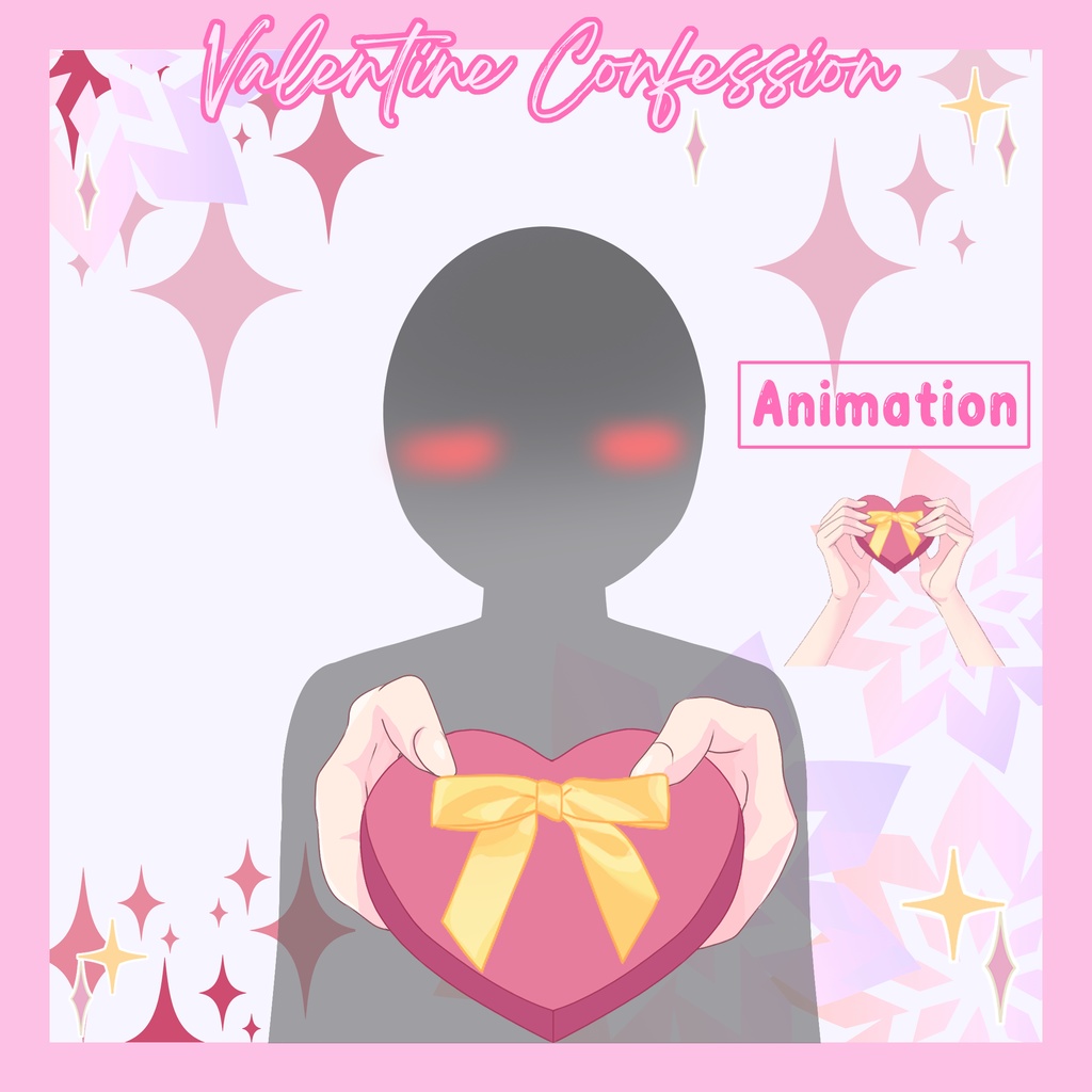 バレンタインデーVtuber告白アセット | Valentine's Day Confess Vtuber Live2D Asset | チョコレートのプレゼント