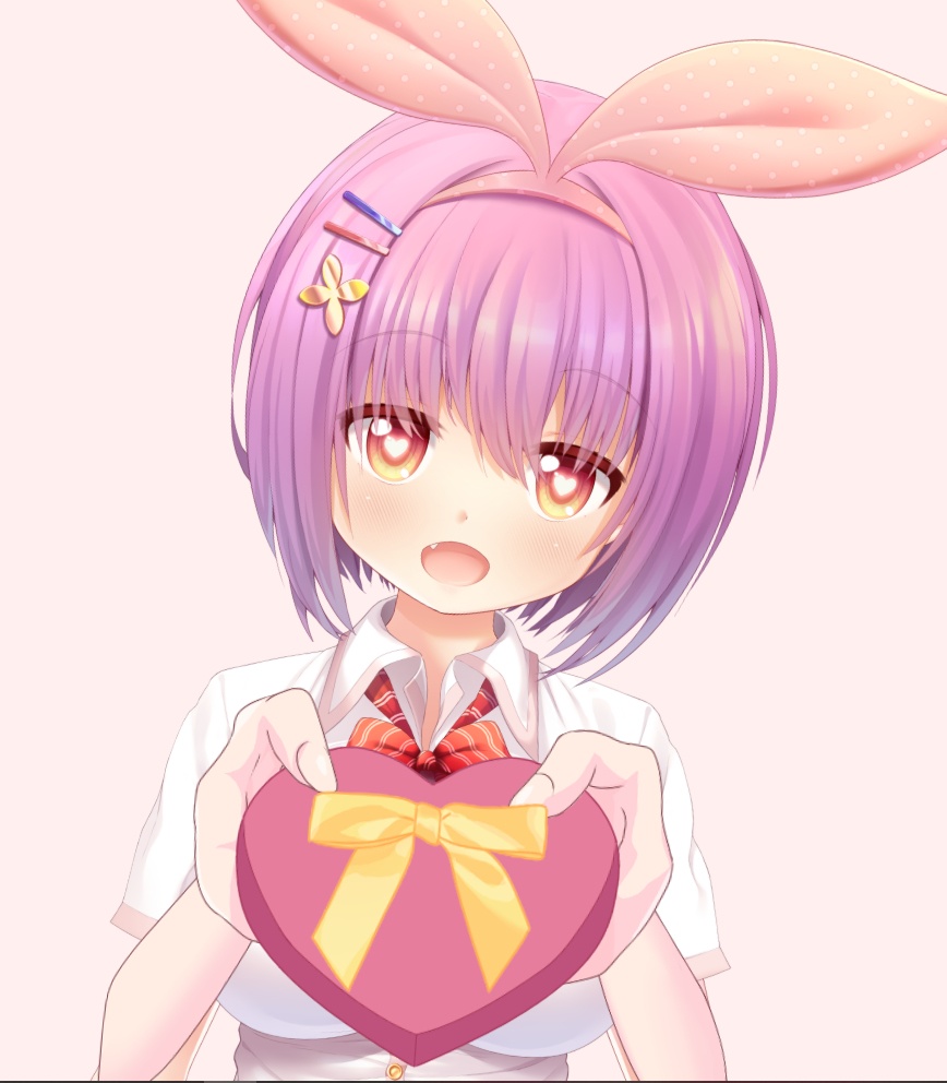 バレンタインデーVtuber告白アセット | Valentine's Day Confess Vtuber Live2D Asset | チョコレートのプレゼント