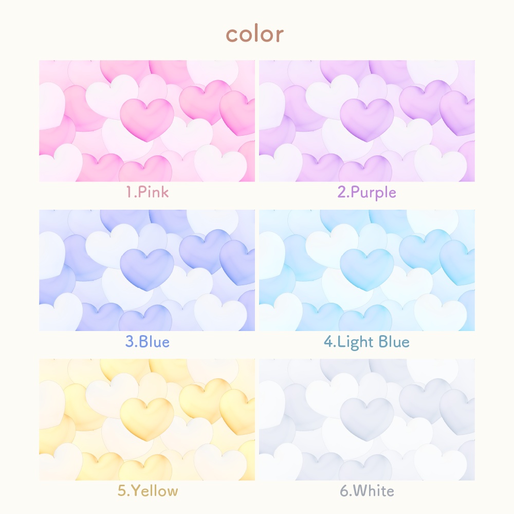 ハートのトランジション素材