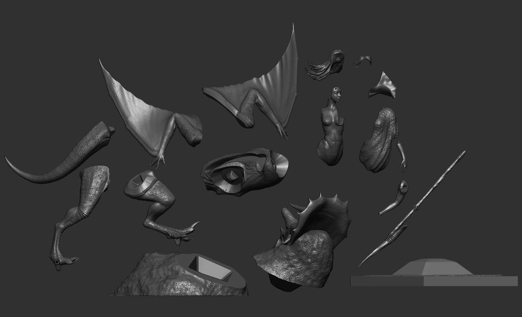 【STLデータ】『Ancient Angel』