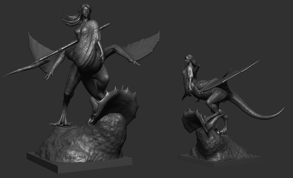 【STLデータ】『Ancient Angel』