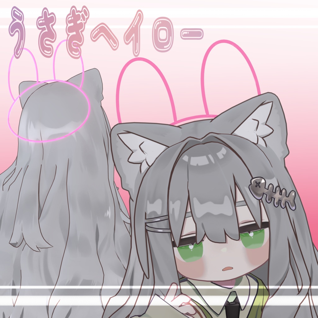 *🐰*うさぎヘイロー*5color*