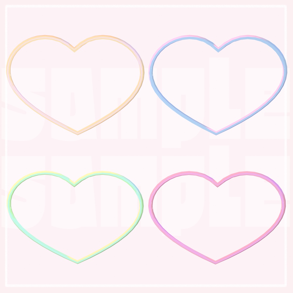 *💓ハートヘイロー*5color*