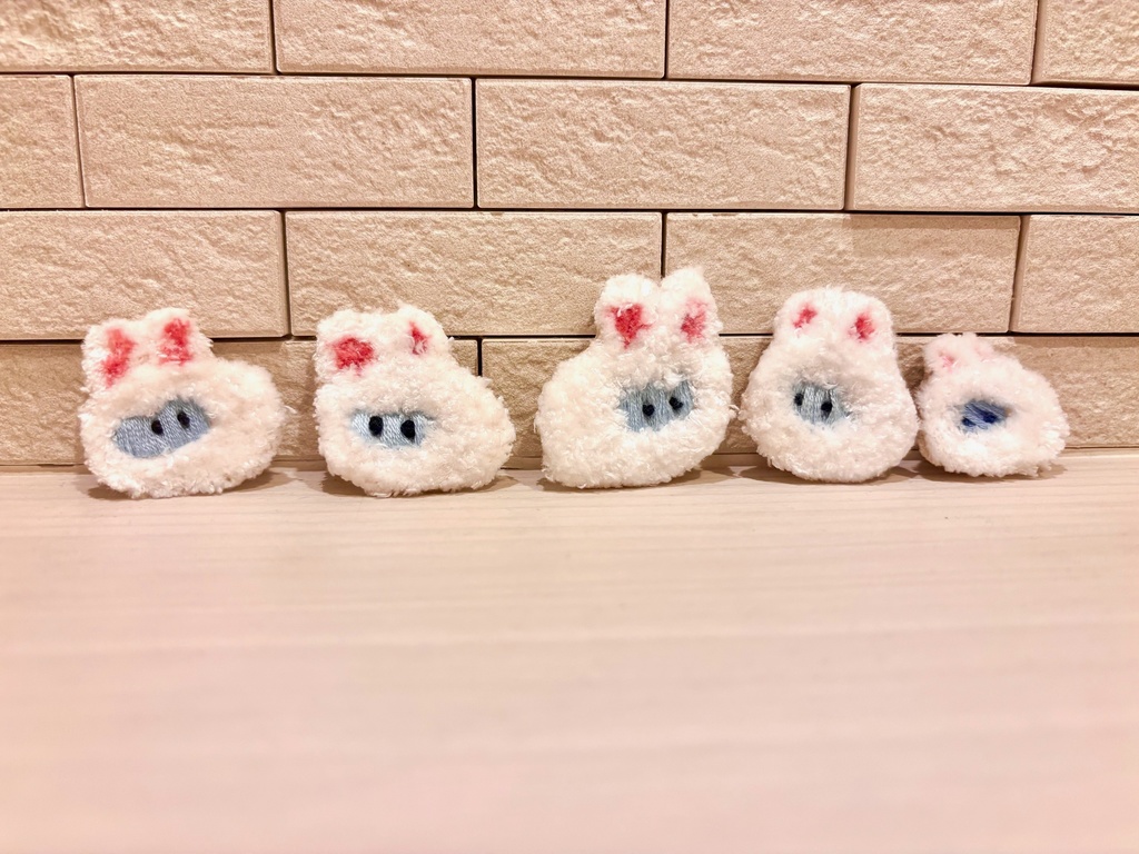 雪プチ　ふわふわシール（ノーマル）