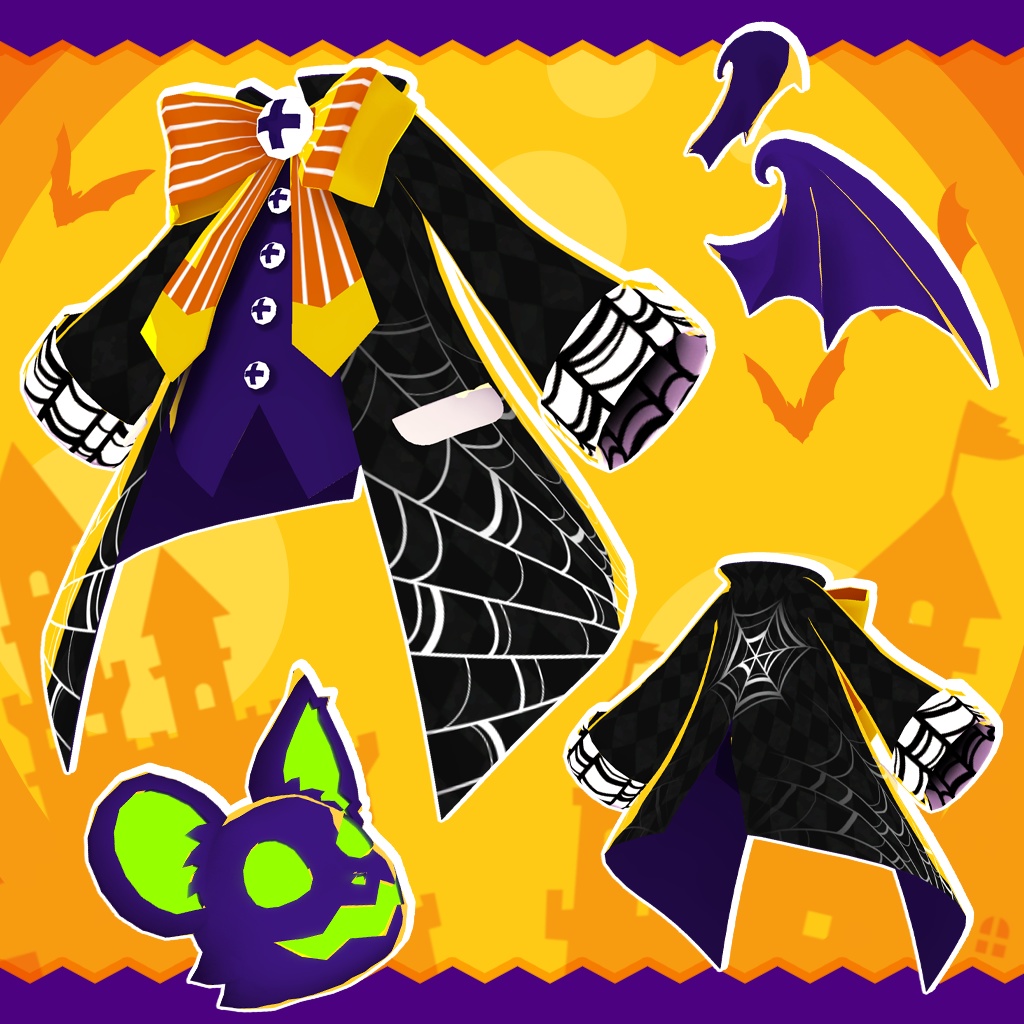 【キメラマウス Chimeric Mouse】ハロウィン衣装 Halloween Costume