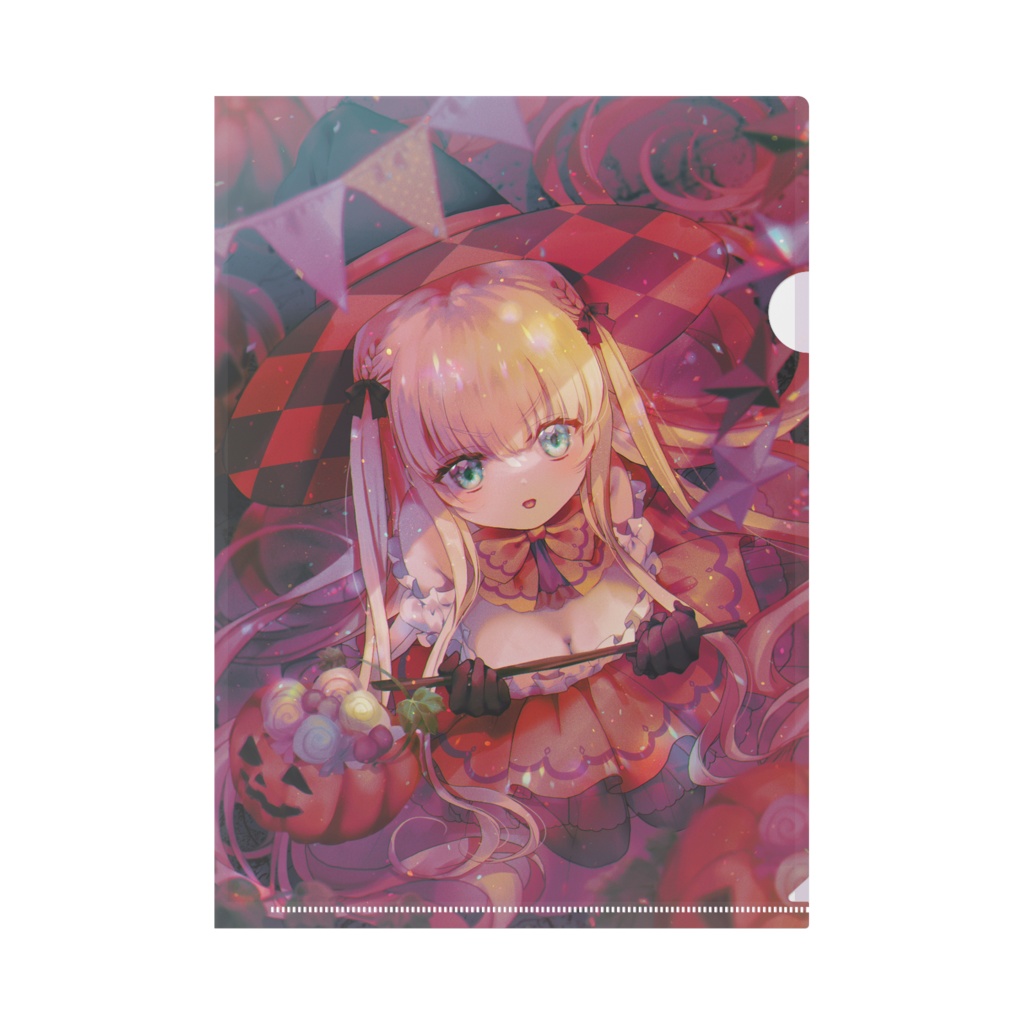 2022ハロウィンイラストクリアファイル