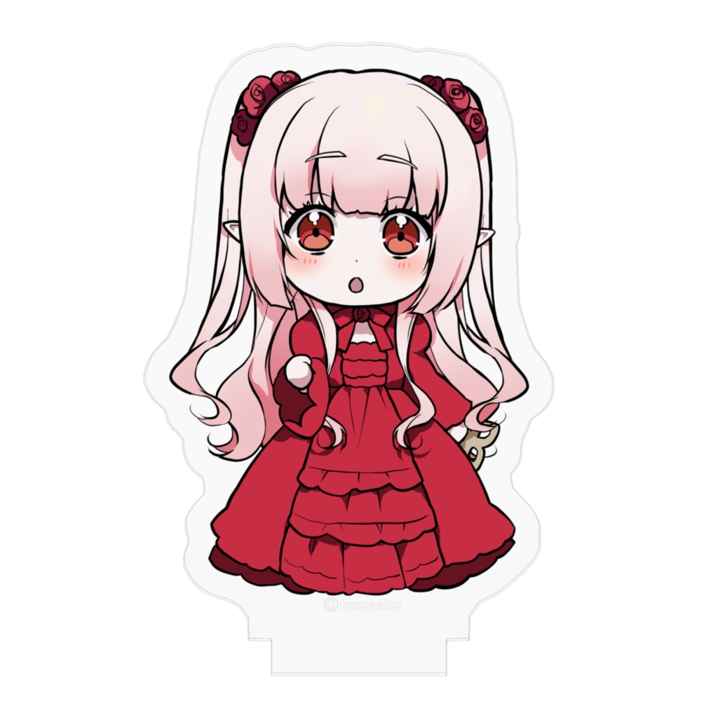 パーティードレスメイプルアクリルフィギュア50x50mm