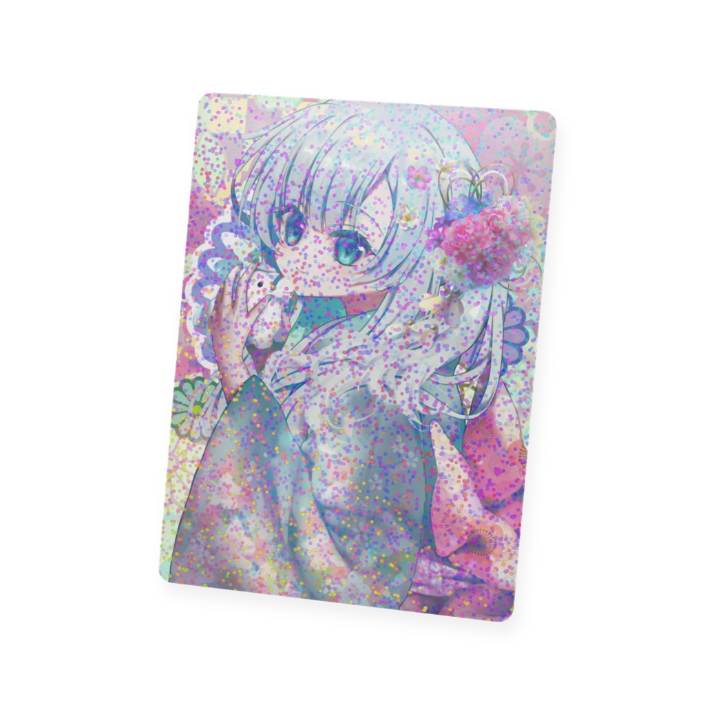 2026お正月麗衣ちゃんきらきらプラスチックカード