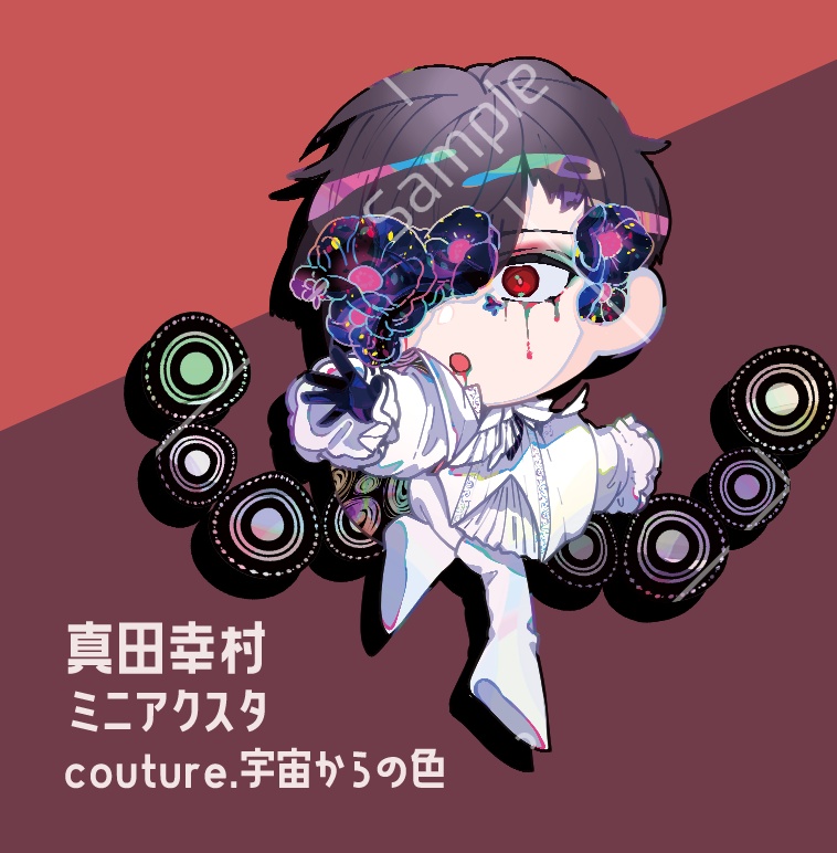 【非公式】ミニアクリルスタンド【戦国ALIVE/橙】