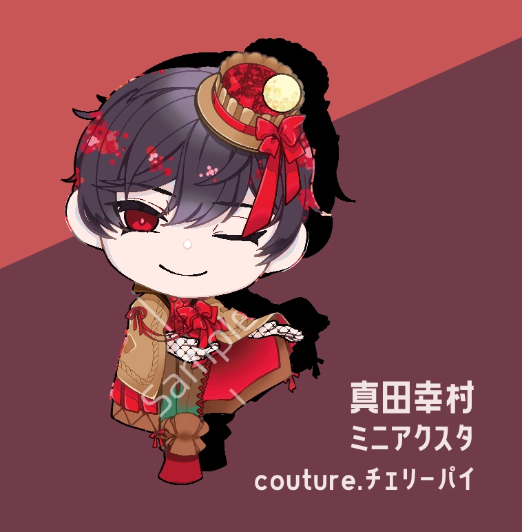 【非公式】ミニアクリルスタンド【戦国ALIVE/橙】
