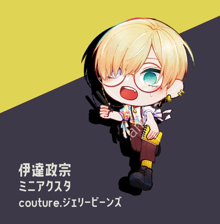 【非公式】ミニアクリルスタンド【戦国ALIVE/橙】