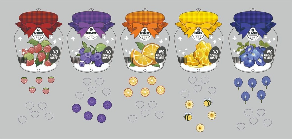 【非公式】アクリルフレーム|ジャム瓶