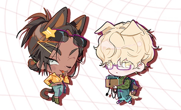 ALIEN STAGE アメリカ高校AU ミニアクリルスタンド