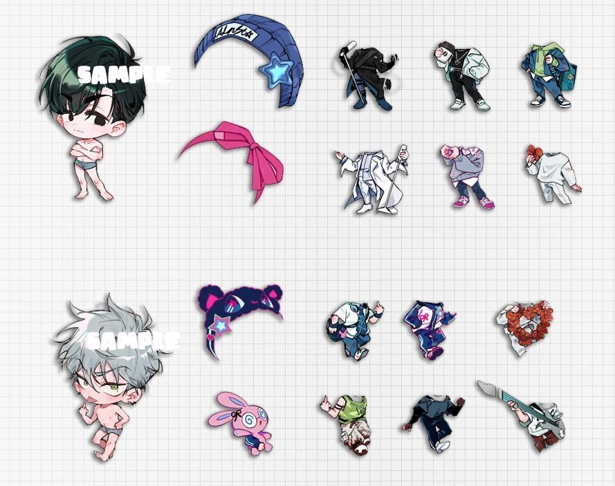 ALIEN STAGE×IVANTILL 着せ替えアクリルスタンド