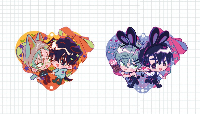 ALIEN STAGE イヴァン×ティル 蓄光アクリルキーホルダー