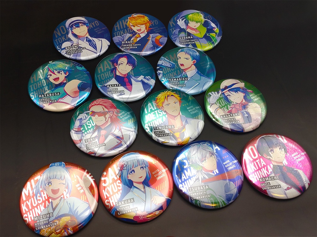 【白い弾丸列車】立ち絵缶バッチ<Vol.2>