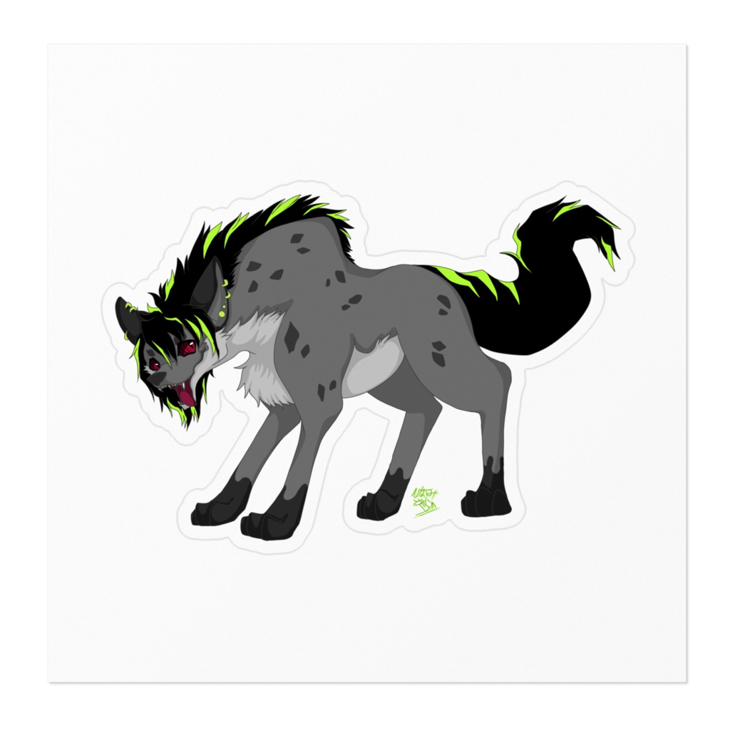 ステッカー(ハイエナ)