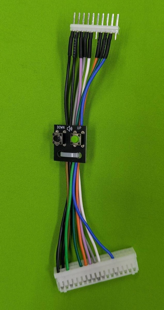 カプコン・CPS1キック線CPS2変換ケーブル／音量ＳＷ付
