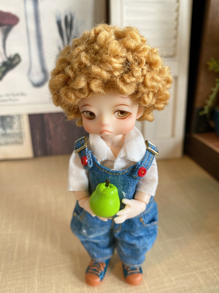 ドール用 高級モジャアフロ