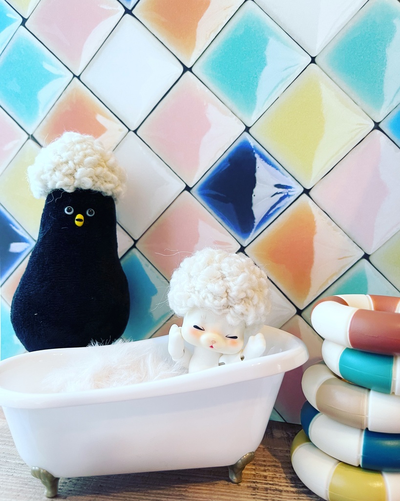 ドール用 高級モジャアフロ