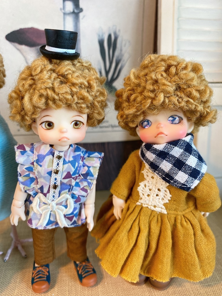 ドール用 高級モジャアフロ